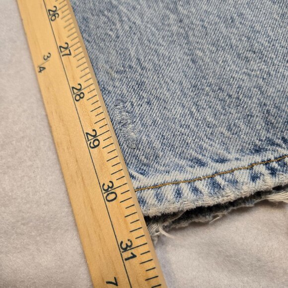 Zara The Truth Slim Distressed Light Wash Denim Jeans Size‎ 8 - Picture 2 of 8